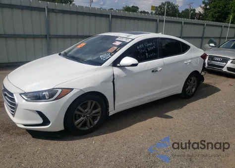 2018 Hyundai Elantra Sel из США, поврежденный, VIN 5NPD84LF0JH214105